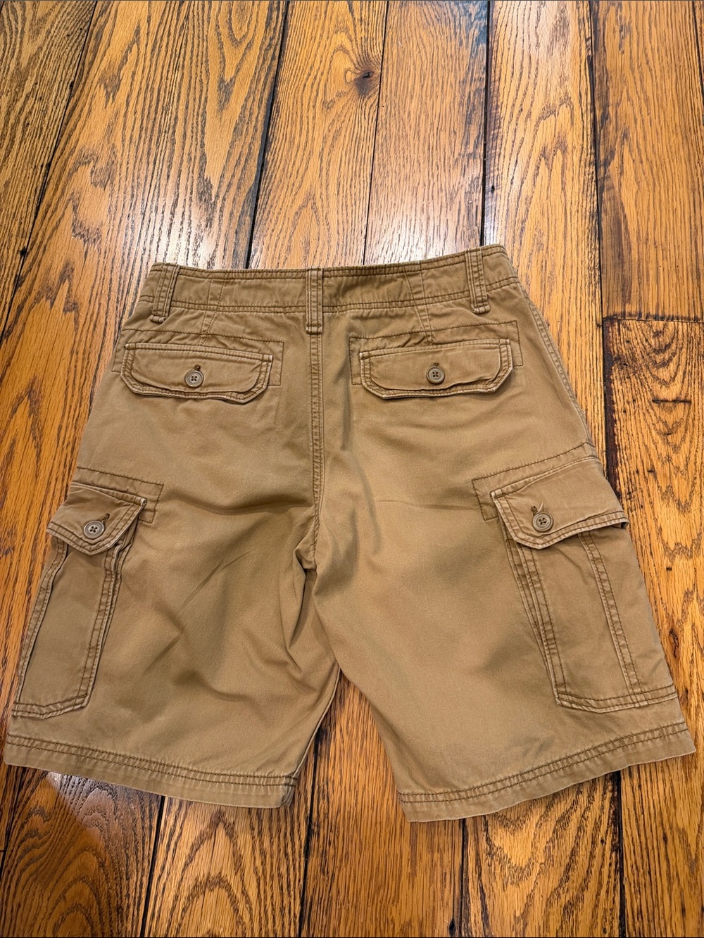 OLD NAVY COTTON DEEP TAN CARGO SHORTS- MEN'S SIZE 29 - Picture 4 of 11